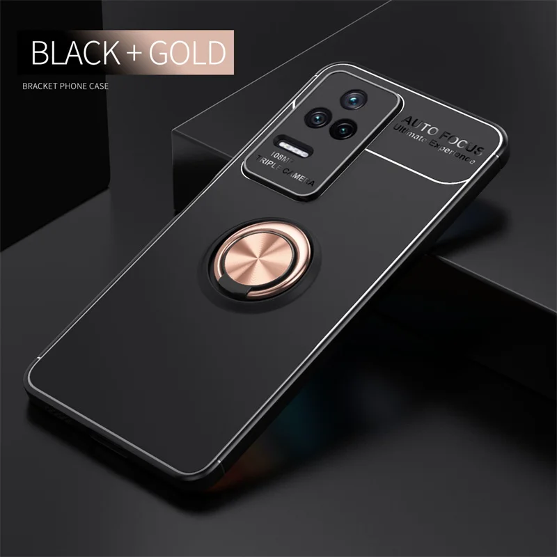 For Poco F4 Case For Poco F4 Cover Funda Shockproof Megnet Stand Holder Soft Phone Bumper Poco F4