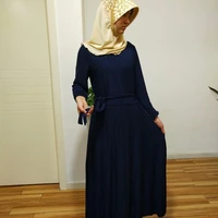 muslim fashion european clothing muslim dress women spring and summer elegant casual abaya kaftan maxi vestido robe