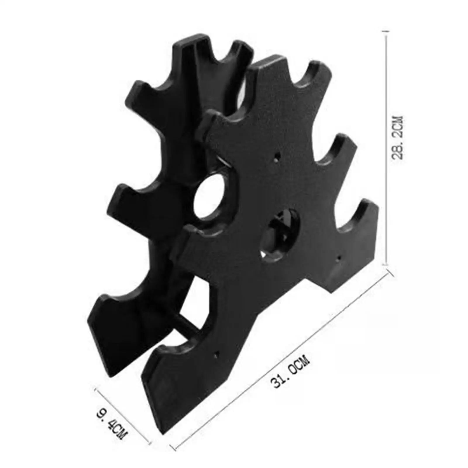 

Compact Dumbbell Storage Rack Stand Sports Accessories Anti-Slip Durable Dumbbell Bracket for Household Exercise Office Fitness