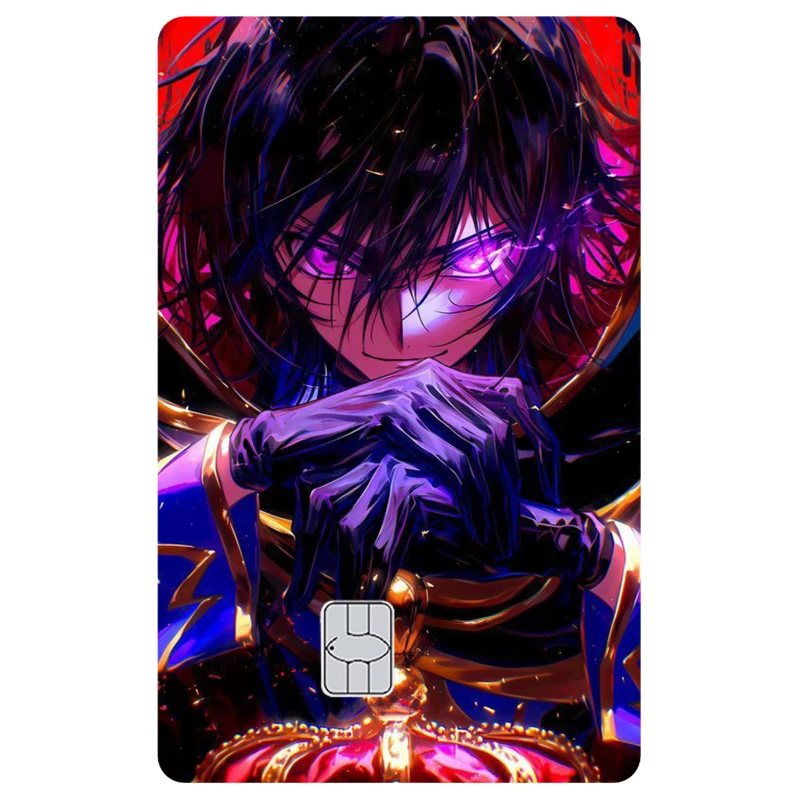 Фото Наклейка-скин для кредитной карты JP Anime CODE GEASS C.C. Наклейки для украшения банковских карт VISA, JCB, AMEX, MasterCard и других IC-карт №3