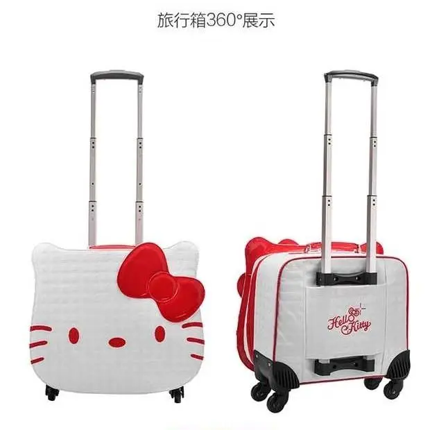 Children's Trolley Case Small Cartoon Travel Student Cute Girl Password Boarding Suitcase Hellokitty Sanrio Lightweight