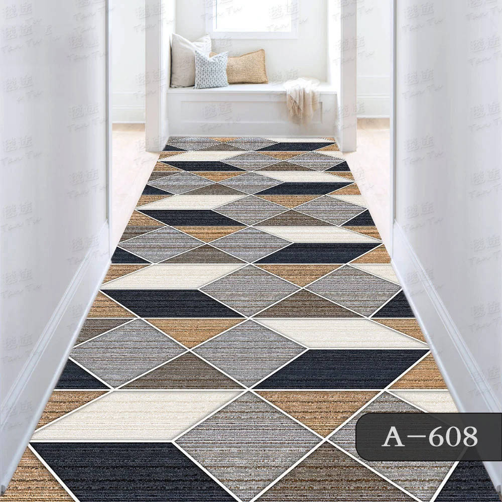 

Pastoral Lawn Path Long Hall Corridor Rug 3D Living Room Carpets Bedroom Kitchen Mat Carpet Anti-slip Floor Area Rug Doormat