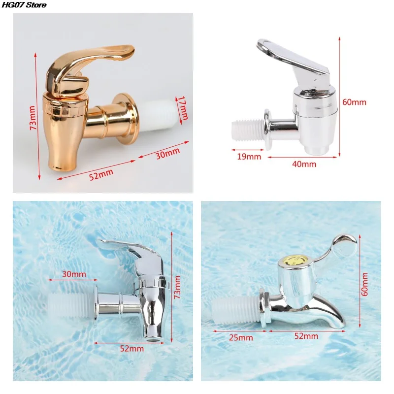 

12-18mm Wine Valve Water Dispenser Switch Tap Glass Wine Bottle Plastic Faucet Jar Wine Barrel Water Tank Faucet With Filter 1PC