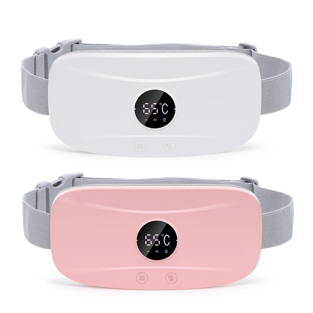 Менструальный нагревательный пояс электрический массажер для живота женщин