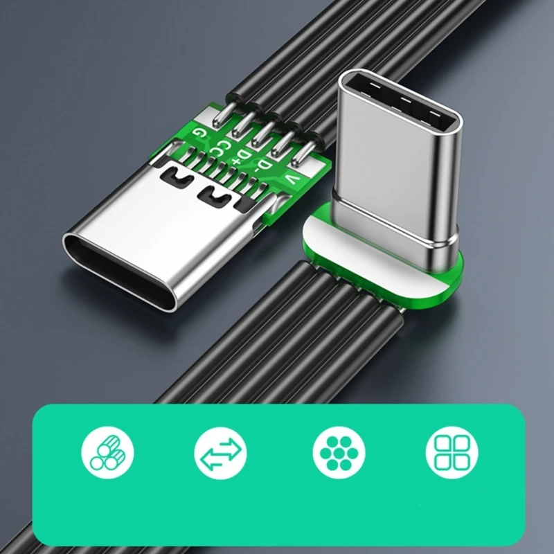 Кабель для быстрой зарядки типа C смартфонов планшетов и наушников 20 Вт 480 Мбит/с