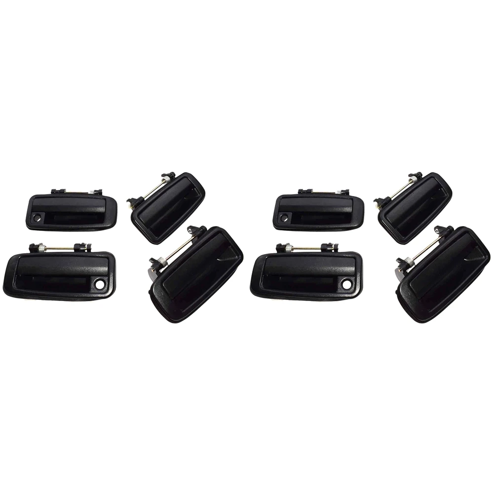 

8 PCS(Front Rear Left Right)Outside Outer Exterior Door Handle for Toyota Corolla 1988-1992 69210-12110 69220-12110