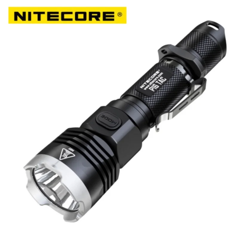 Nitecore P16TAC 1000 Lumens CREE XM-L2 U3 LED Tactical Flashlight 18650 Rechargeable Battery Hunting Search Torchs
