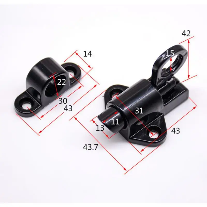 

2021 Degree Stainless Steel Door Right Angle Sliding Bending Door Lock Screw Locker Hardware Accessories With Screws