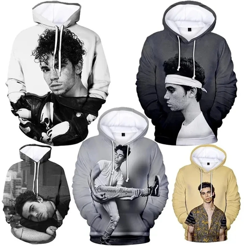 

Новинка, Свитшот Cameron Boyce с 3D принтом, Мужская модная Женская толстовка с капюшоном, Дешевые топы