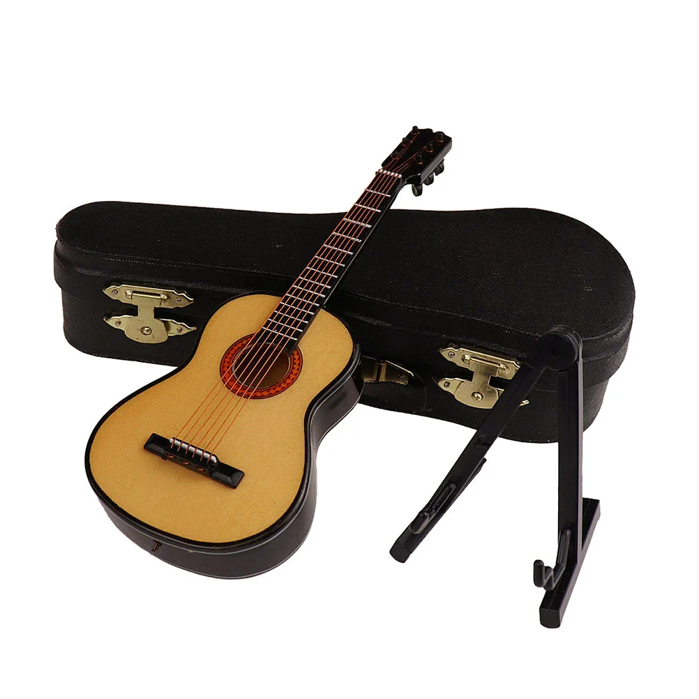 

Guitar Miniature Mini Model Electric Instrument Musical Guitars Statue Bass Acoustic Instrumentsfurniture Gift Desktop Decor