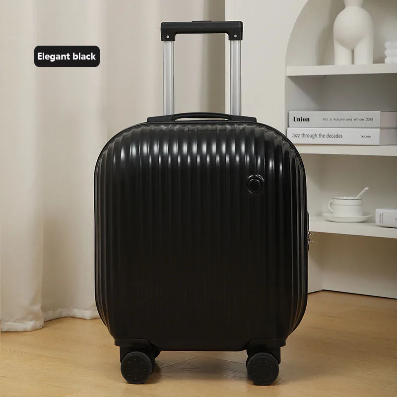 2022 Trendy New 18 Inch Small Portable Trolley Case, Advanced Password Silent Universal Wheel, Easy Boarding