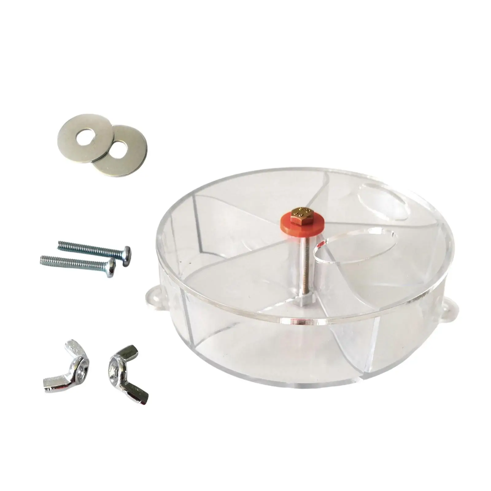 

Durable Parrot Foraging Toys Feeder Rotate Cage Toys Train Toys for Lovebird