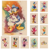 disney mickey mouse and donald duck good quality prints and posters for living room bar decoration decor art wall stickers