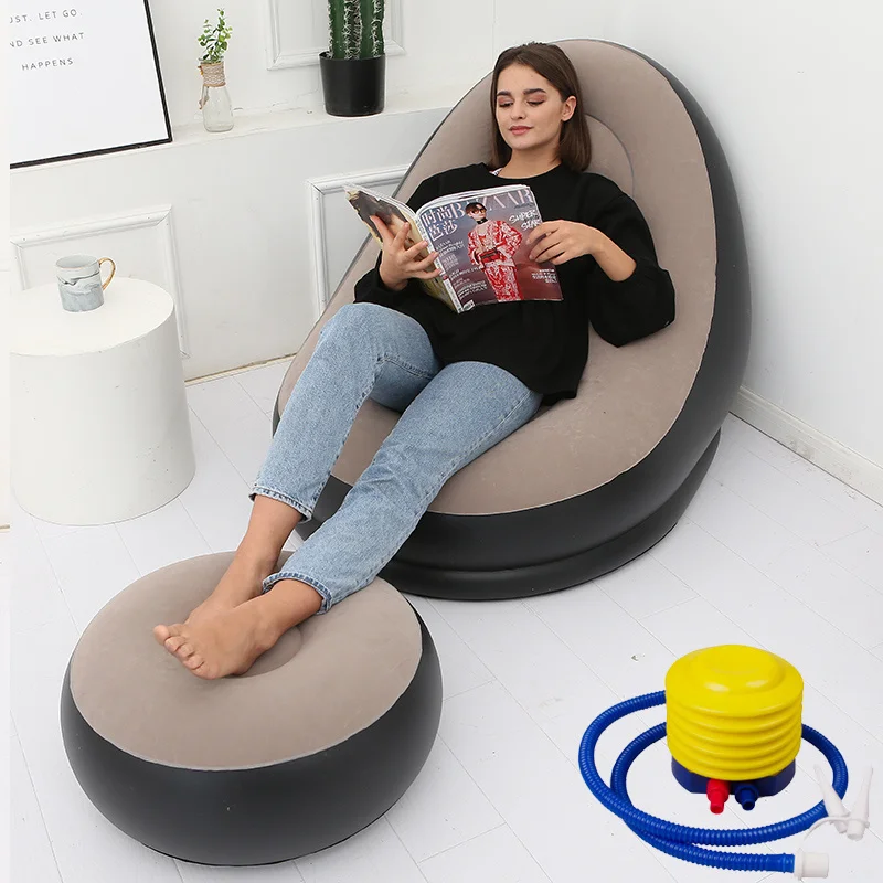 

Bed Inflatable Living Room Sofas Lazy Recliner Replica Bedroom Sofas Small Individual Cheap Sillon Cama Lounge Suite Furniture