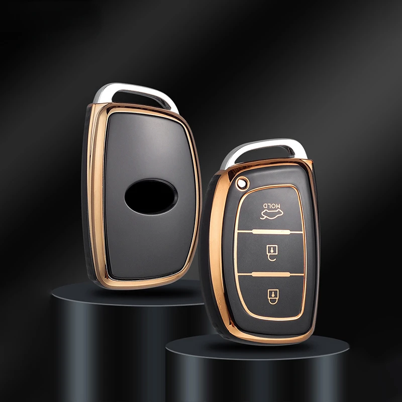

Чехол для автомобильного ключа из ТПУ, чехол для Hyundai Tucson Sonata Santa Fe Elantra Accent Solaris Verna Ix25 Ix35 I20 I30 I40, аксессуары