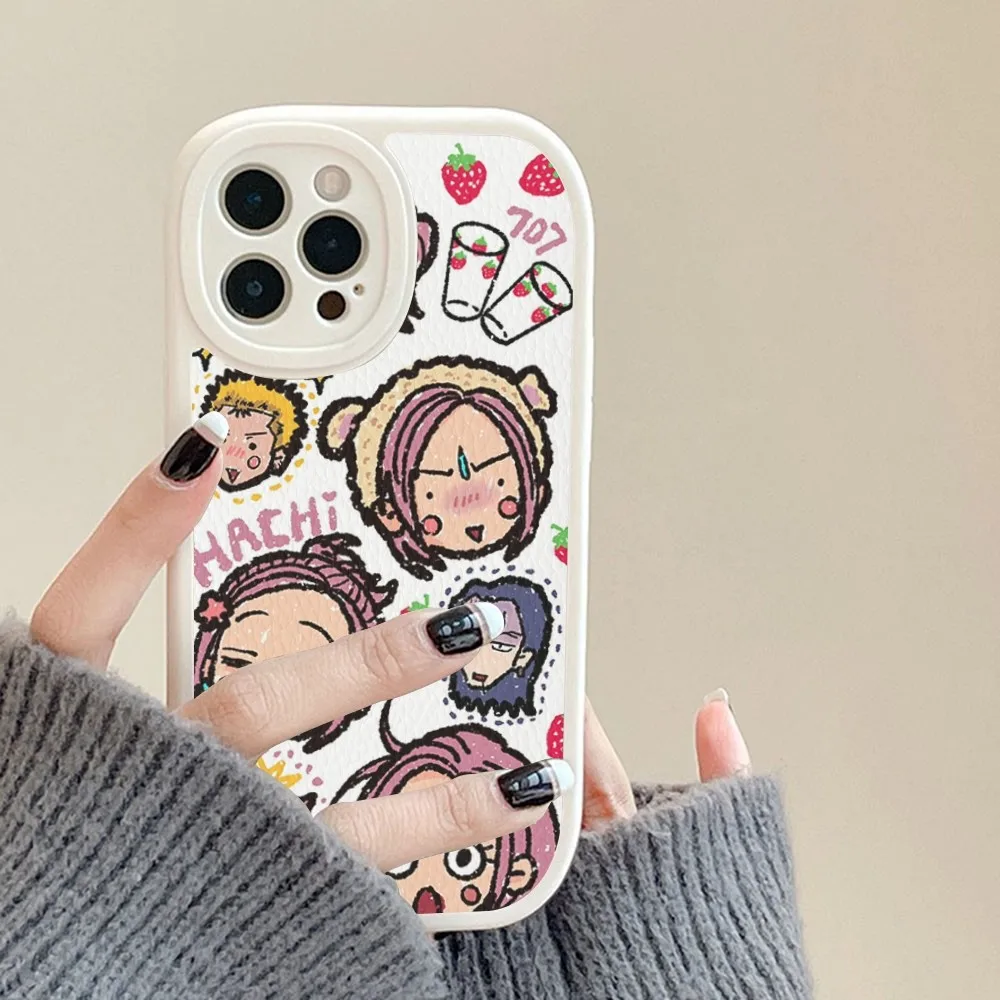 Чехол для телефона Nana Osaki из аниме жесткой кожи iPhone 14 13 12 Mini 11 Pro Max Xs X Xr 7 8 Plus Fundas