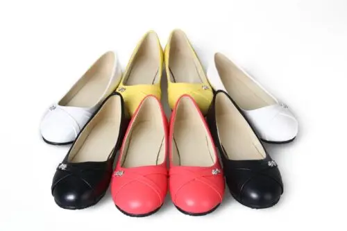 

Womens Loafers Candy Color Flats Shoes Round Toe Casual Slip On Comfort Pumps