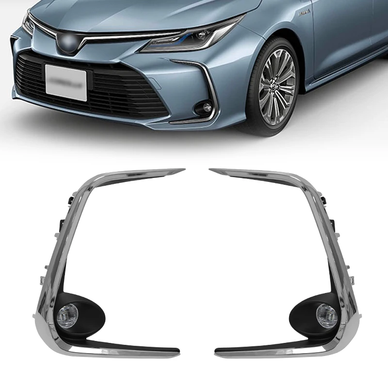 

Светодиодные противотуманные фары Magic colorM DRL для Toyota Corolla, 2021 проводов, Реле переключения, водонепроницаемые хромированные комплекты дневны...