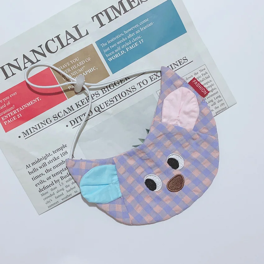 Слюнявчики для домашних животных кошек собак салфетки Мультяшные медвежонки