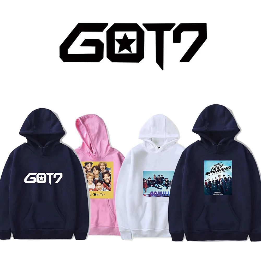 Толстовка с капюшоном Kpop GOT7 свитшоты Young jae YuGyeom пуловеры для младенцев из бэмбама