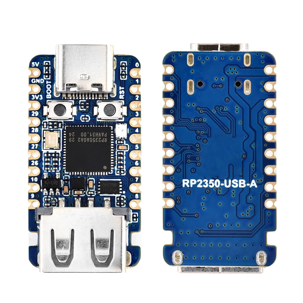 RP2350-USB-A Мини-плата для разработки на основе Raspberry Pie RP2350A 520KB SRAM 2MB Flash Type-C