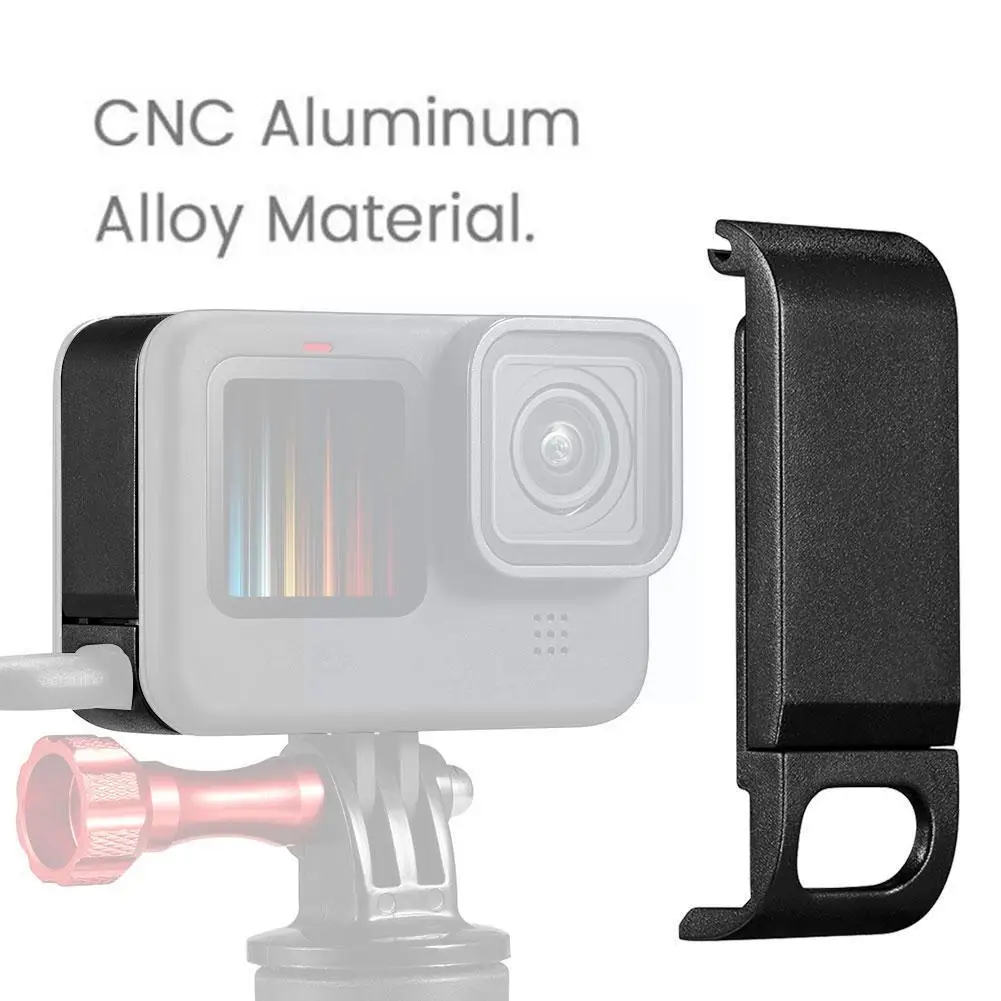 

50pcs/lot Rechargeable Side Cover Battery Dust-proof Lid Door For Hero 9 Black Sports Camera Accessories For Vip H2i6