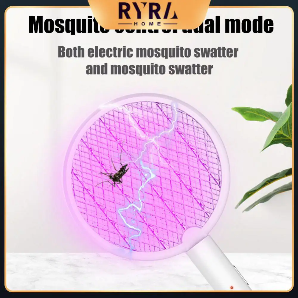 

3500 в с основанием для держателя, аккумуляторная Usb-батарея для насекомых, ручная электрическая ракетка для насекомых, Москитная мухобойка