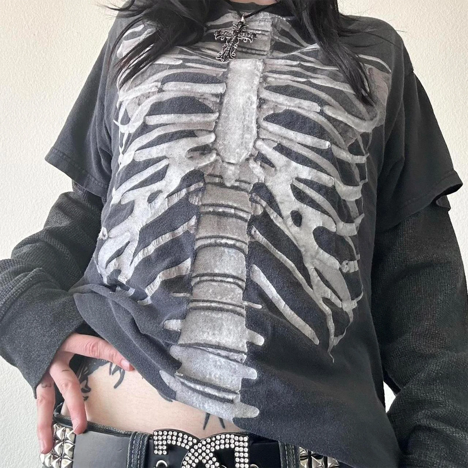 Женская футболка в стиле ретро 1920-х годов Свободный Топ с графическим принтом