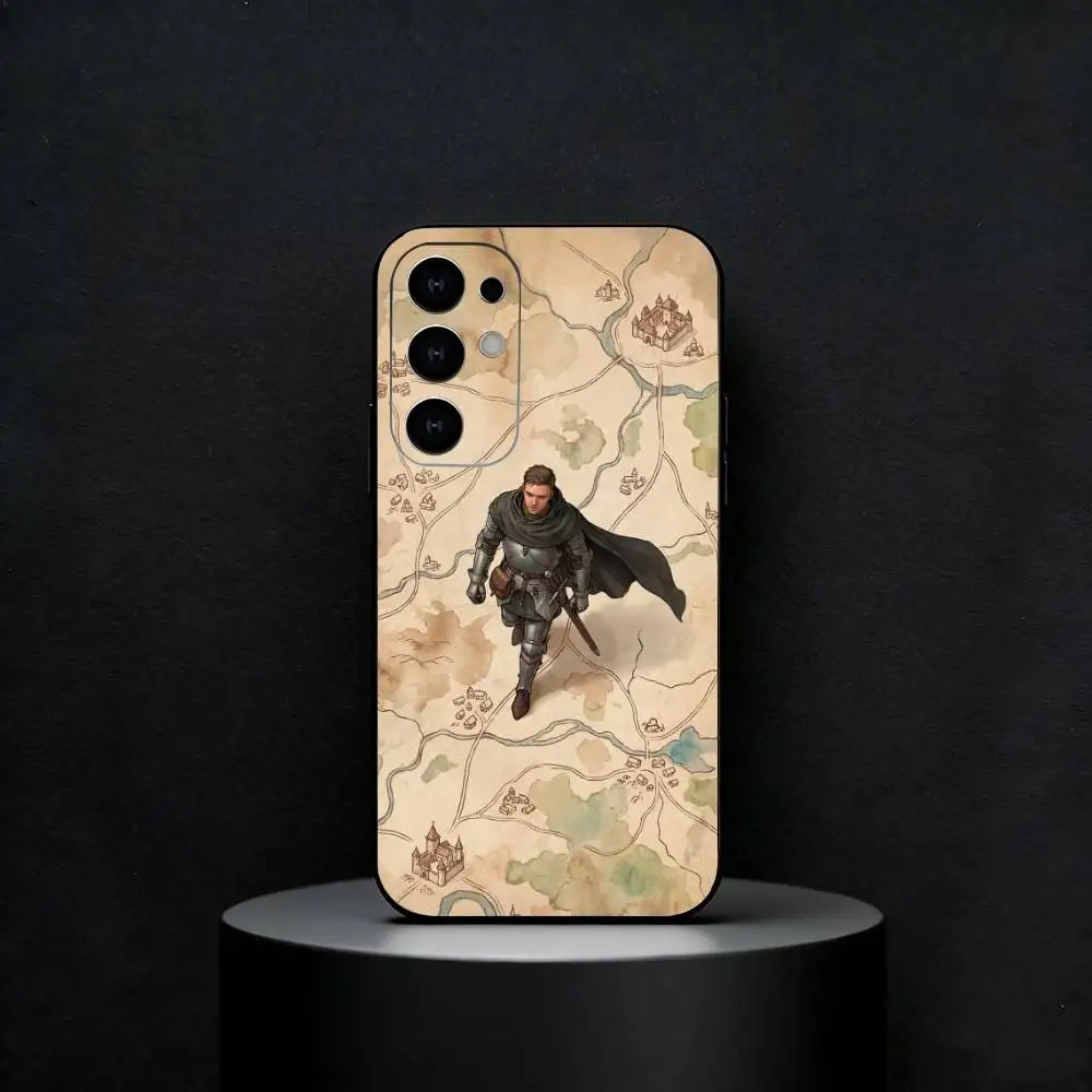 Фото Чехол для телефона KCD K-Kingdom Come Deliverance 2 для Samsung S25,24,23,22,30,21,10,9,Ultra,Plus,FE 5G, черный, мягкий чехол №4