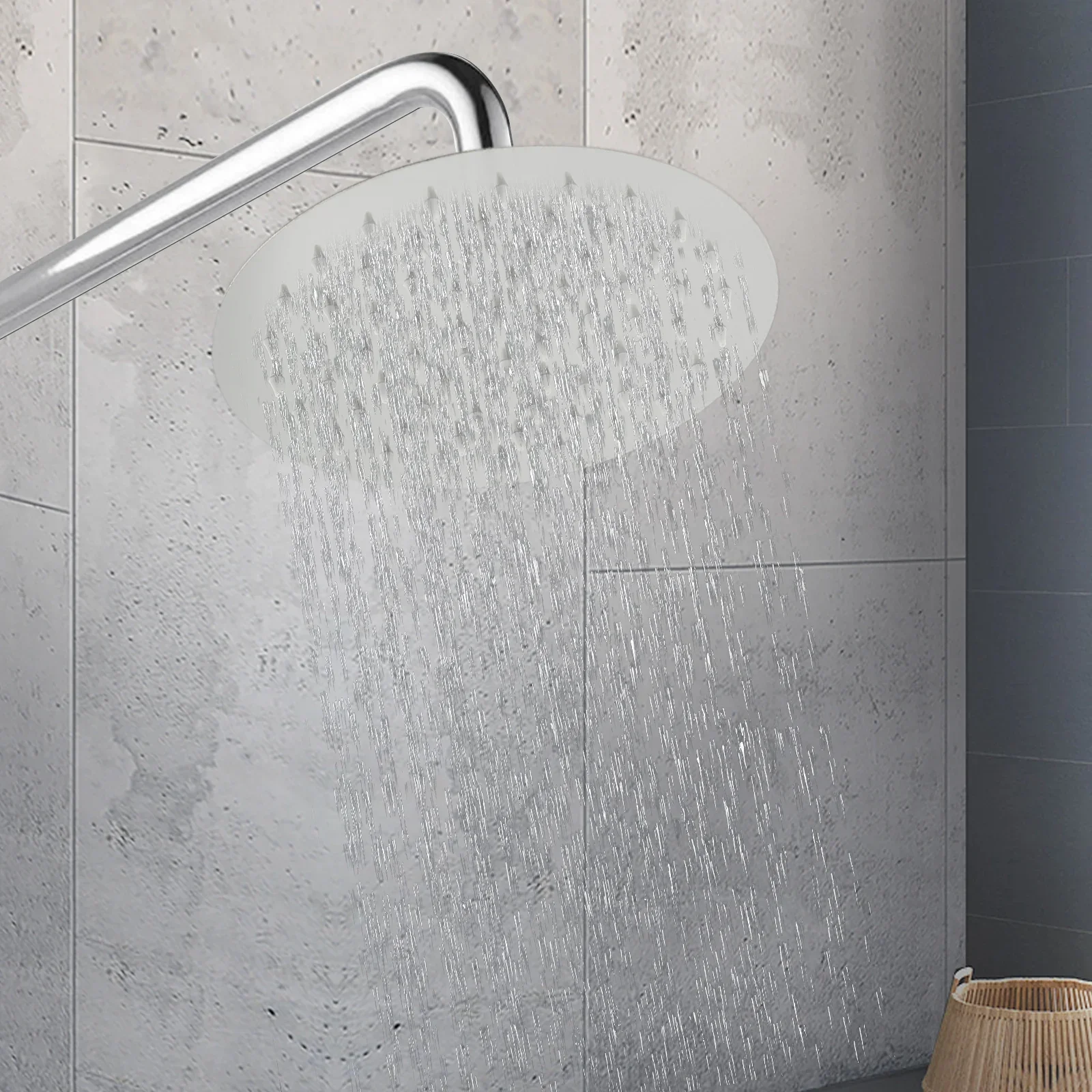 Хромированная насадка для душа модная хромированная водопад круглая квадратная