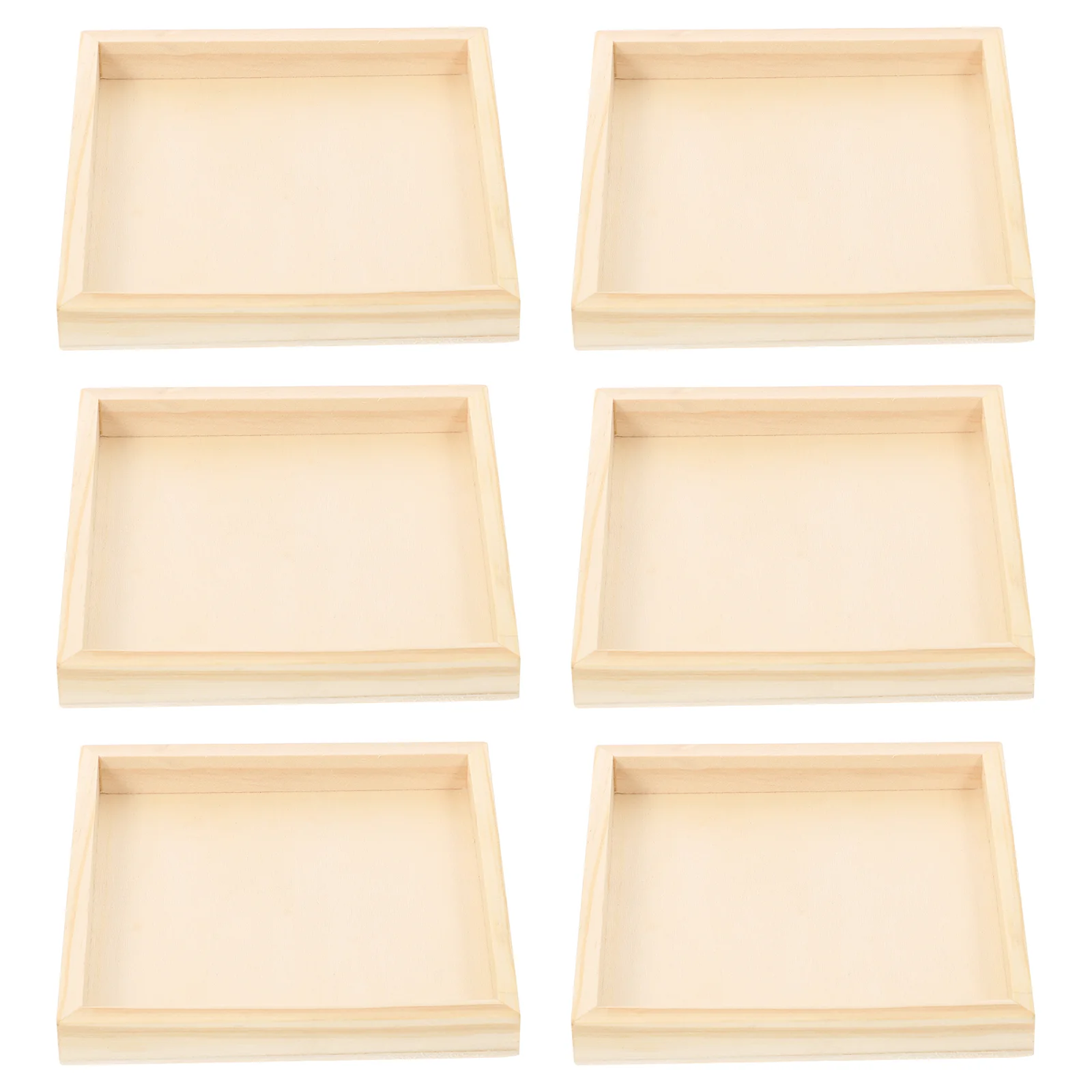 

6 шт., деревянные контейнеры для обедов