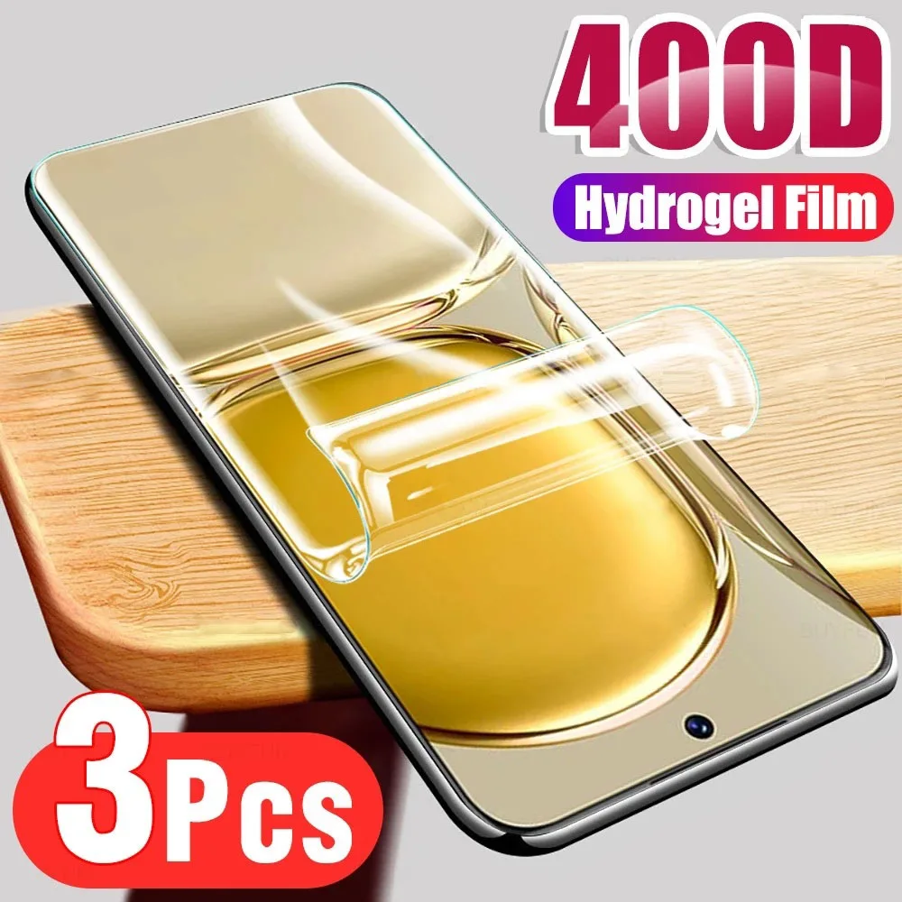 

3PCS Hydrogel Film for Huawei P30 P40 Llite P50 Pro 9X 8X Screen Protector For Honor X8 X9 X7 50 10 30 Lite 8 70 20E Film
