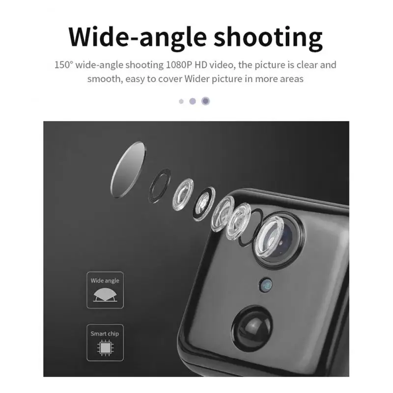 Миниатюрная IP-камера CT101 с Wi-Fi сенсором и батареей 2000 мАч |