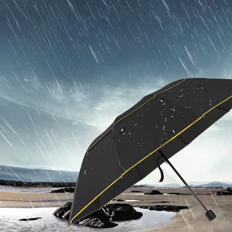 

130cm Big Top Quality Umbrella Men Rain Woman Windproof Large Paraguas Male Women Sun 3 Floding Big Umbrella Outdoor Parapluie