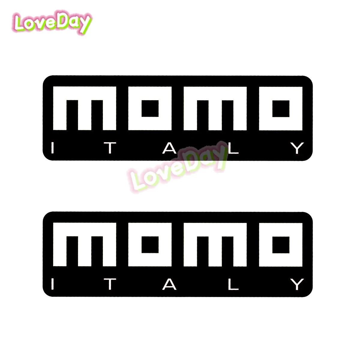 2 шт., наклейка с логотипом Momo Racing, Италия, гоночная автомобильная наклейка, водостойкая виниловая автостекло, бампер, мотоциклетный шлем, декоративная наклейка
