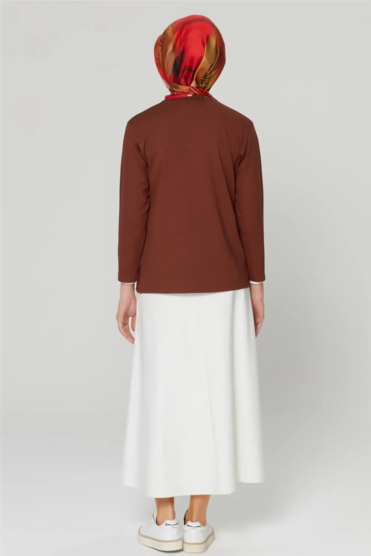 

Kadntar front Embroidered combed 20 ya9014 K20YA9014001-2362 Women Muslim Sweatshirt 2021 Fashion