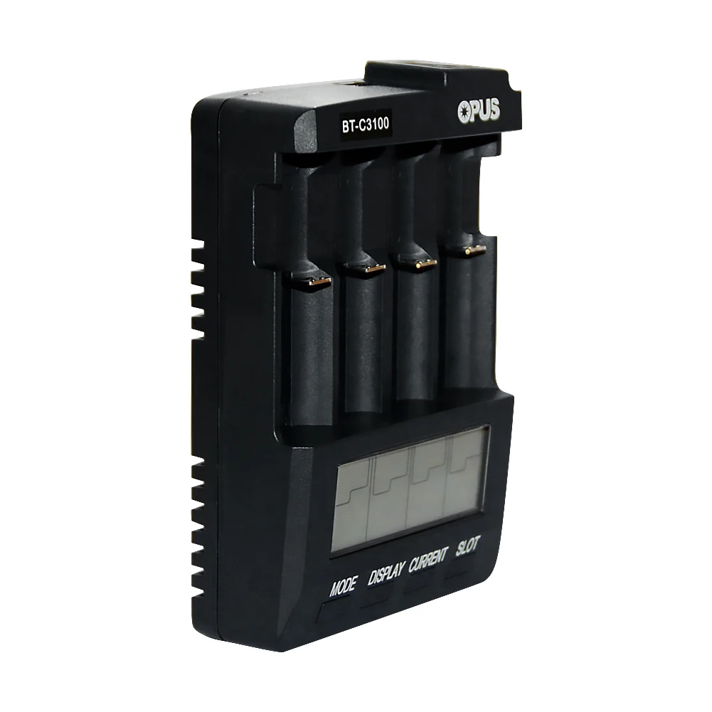 

OPUS BT-C3100 V2.2 многофункциональное умное зарядное устройство с 4 слотами, вилка EU US UK