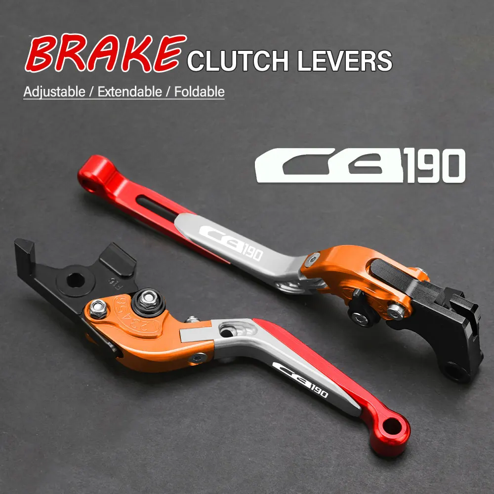 

Motorcycle Brakes Tie Rod Handbrake Brake Clutch Levers FOR Honda CB190R CB190 R CB 190R 2015-2018 Adjustable Extendable Folding