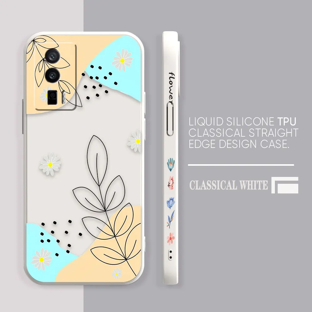 Case For Redmi K60E K60 K50 K40S K40 K30 K20 12C 10C 9A 9 8 10X 10A 10 Pro 4G 5G Gaming Case Fundas Cqoues Shell Summer Flower