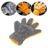 car wash mitt microfiber automobile cleaning tools gloves vehicle soft plush double sided brush auto scrub clean accessori
