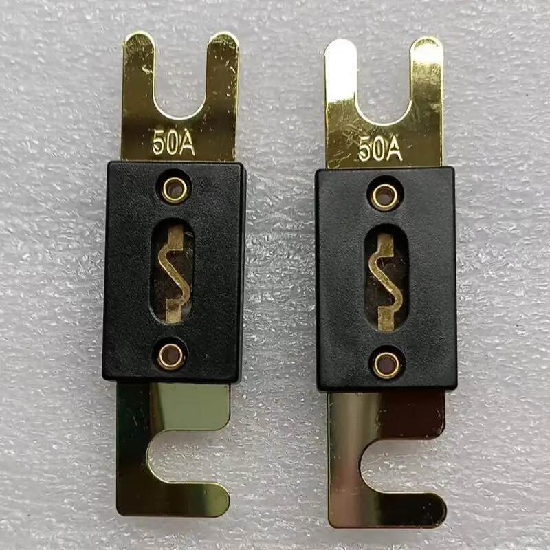 

10 шт. автоматический предохранитель CNL ANL 50A, бакелитовый держатель предохранителя, 81*22 мм, для гольф-мобиля, Электрический вилочный погрузчи...