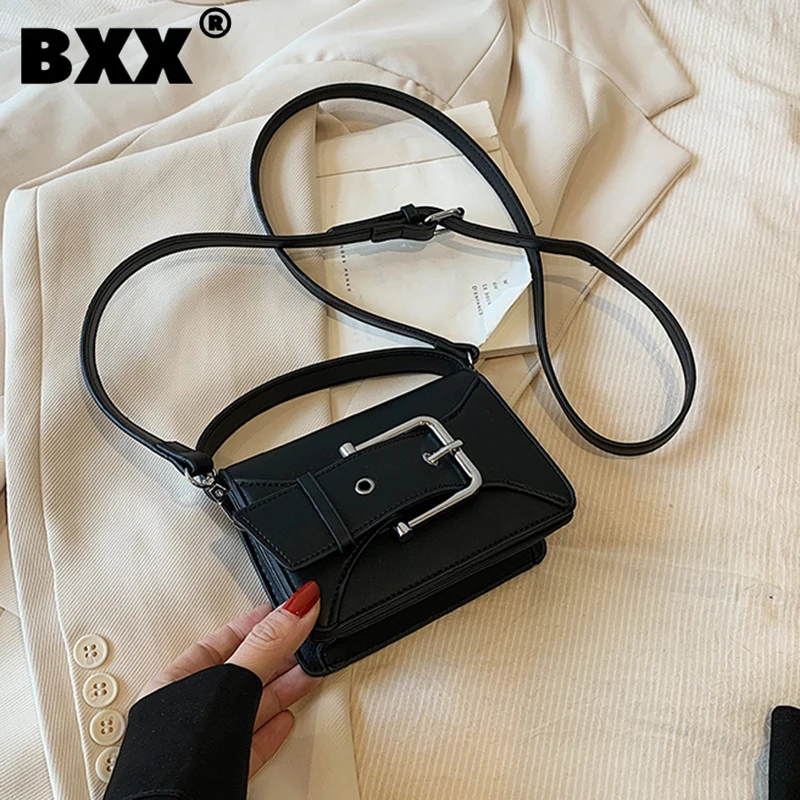 

[BXX] Dinner Party Bag For Women 2023 New Fashion Versatile Crossbody Square Handbag Female Protable Solid Color Bags 8AB490