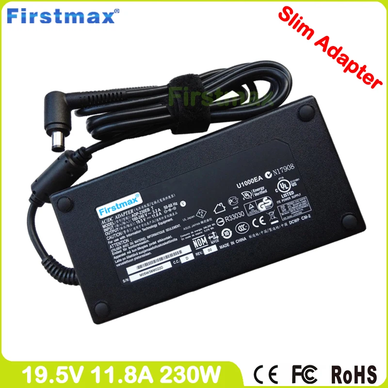 Игровое зарядное устройство 19 5 В 11 8 А 230 Вт для MSI GL65 Leopard 10SEK 10SER 10SFK 10SFR MS-16U7 GP63 8RF