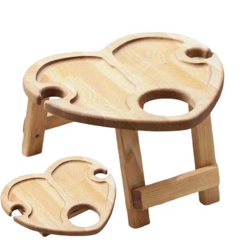 

Picnic Snack Table Picnic Tables For Outdoors Picnic Table Portable Foldable Wine Table Bamboo Snack Table Beach Table For Park
