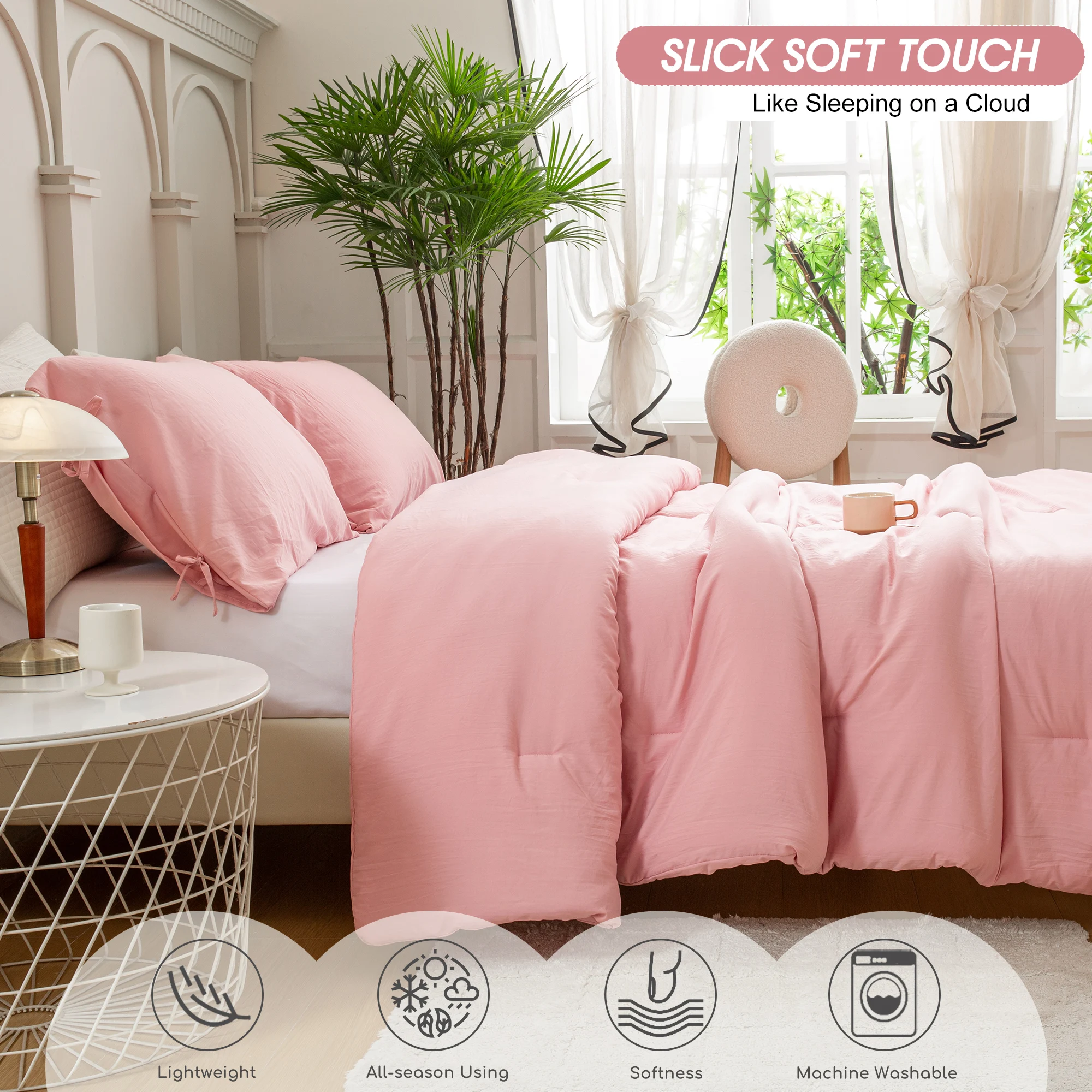 Роскошные двухместные комплекты одеял двухместная кровать текстурированное