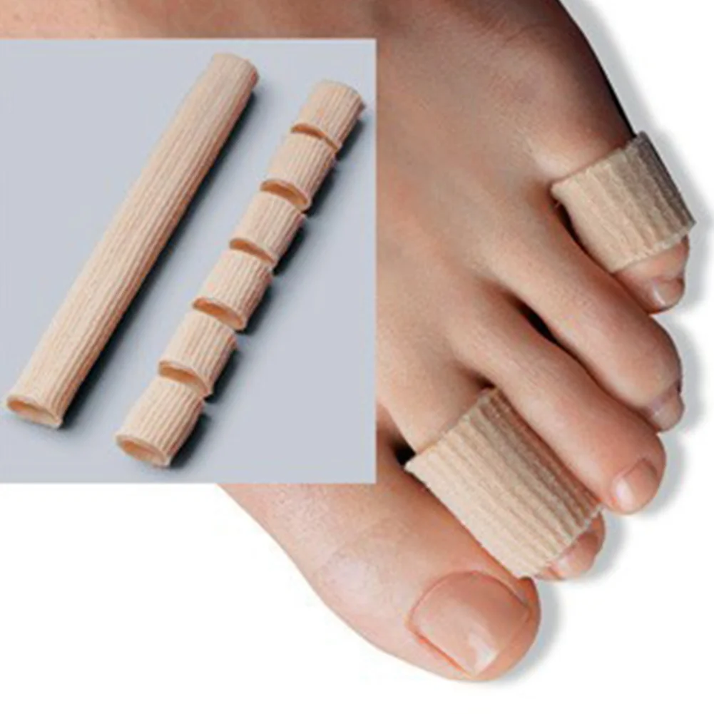 

Fabric+Gel Tube Cushion Corns and Calluses Feet Care insoles Toe Protector Hallux Valgus Orthopedics Bunion Guard