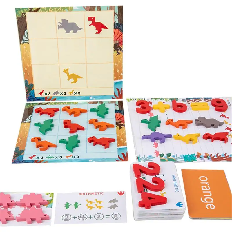 

Dinosaur Alphabet Match Game Educational Counting Dinosaur Matching Toy Interactive Toy Early Learning Educational Toy For Kids