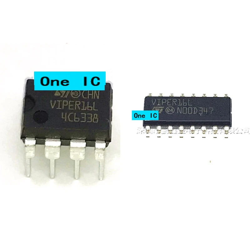 

5pcs 100% Original VIPER16LDTR VIPER16LN VIPER16L VIPER16 SOP16 DIP7 Brand New Genuine Ic