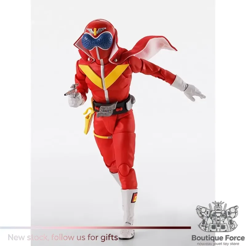 Фото Коллекционная фигурка Bandai SHF True Bone Sculpture Akaranger: Аниме-модель Himitsu Sentai Gorenger для мальчиков №3