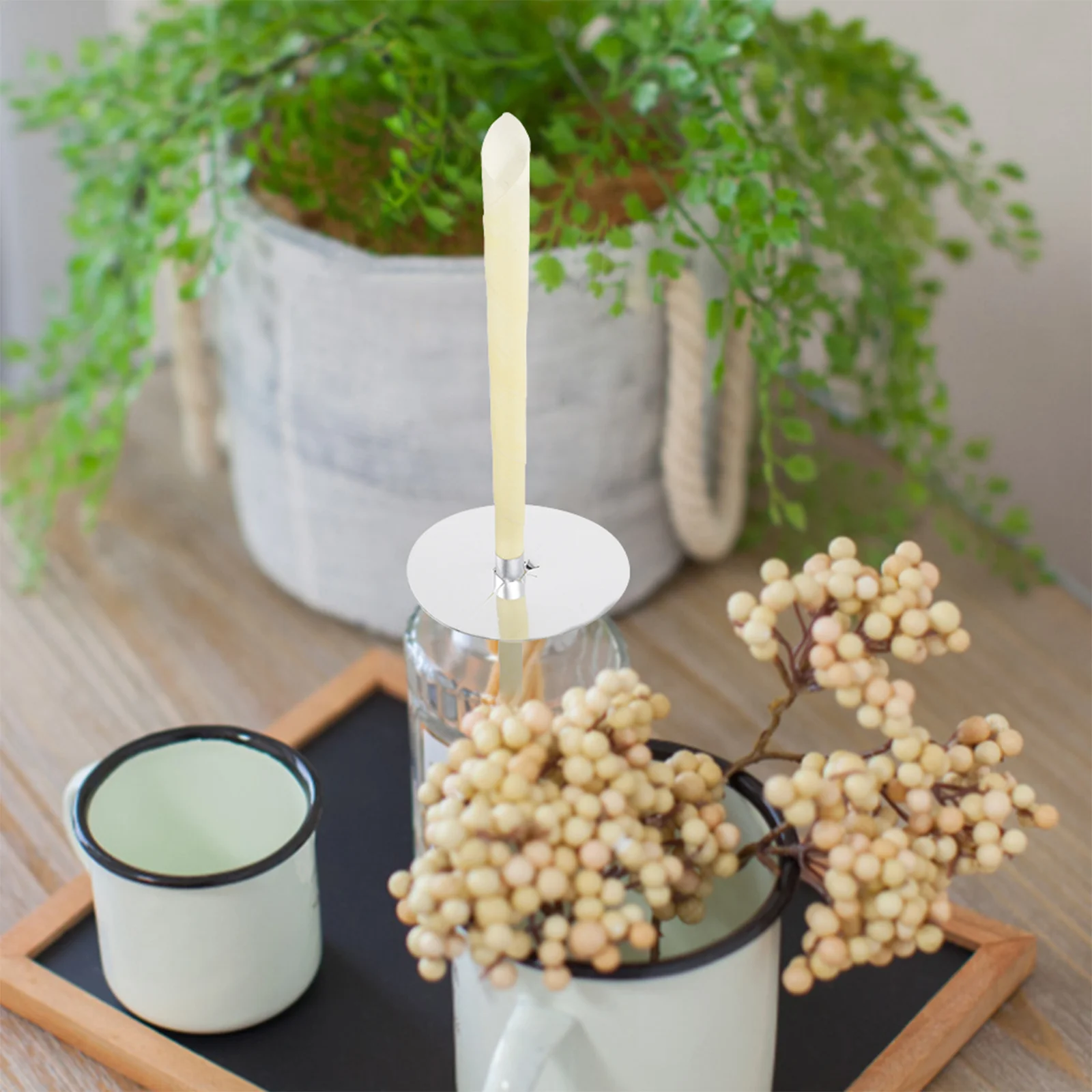 100 шт. бумажная защитная коробка для церковных свечей защитные лотки